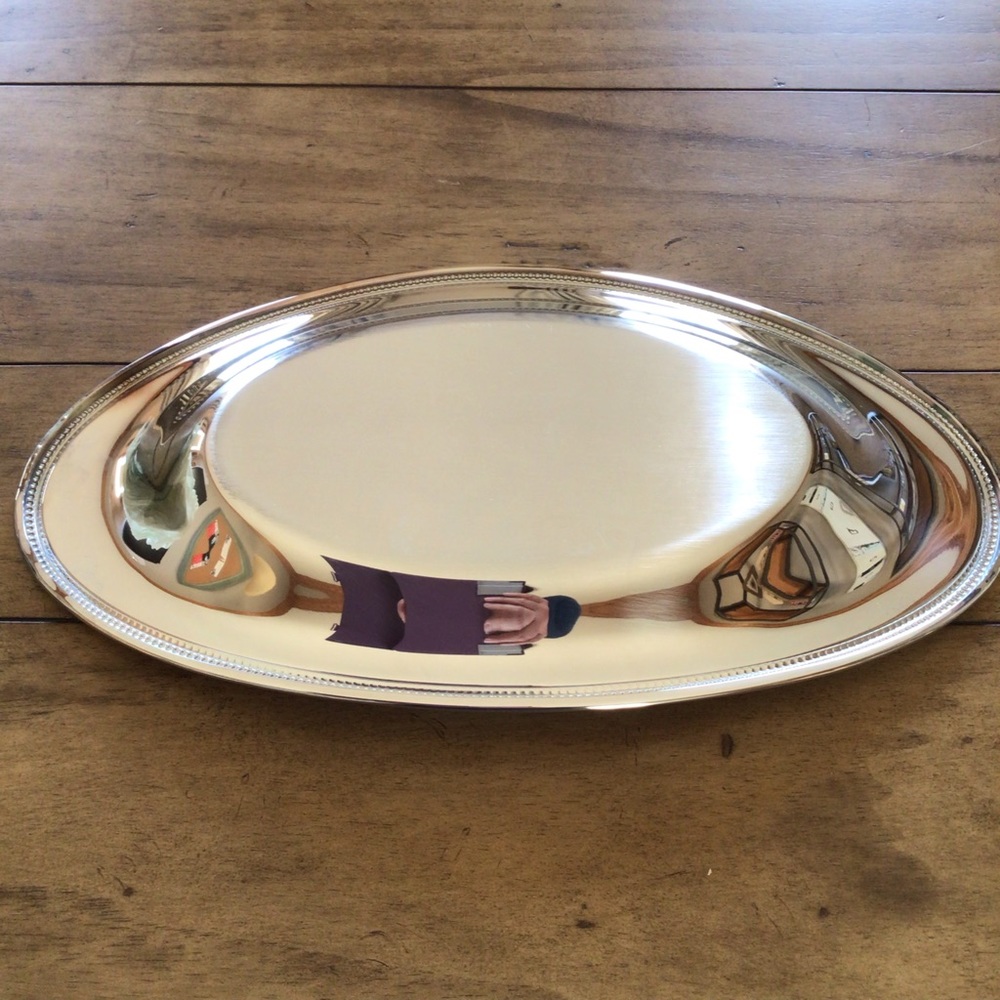 Vintage William A Rogers by Oneida Ltd Silversmiths Roll / Bread Tray - Picture 2 of 8